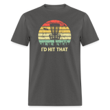 I'd Hit That Disc Golf Unisex Classic T-Shirt - charcoal