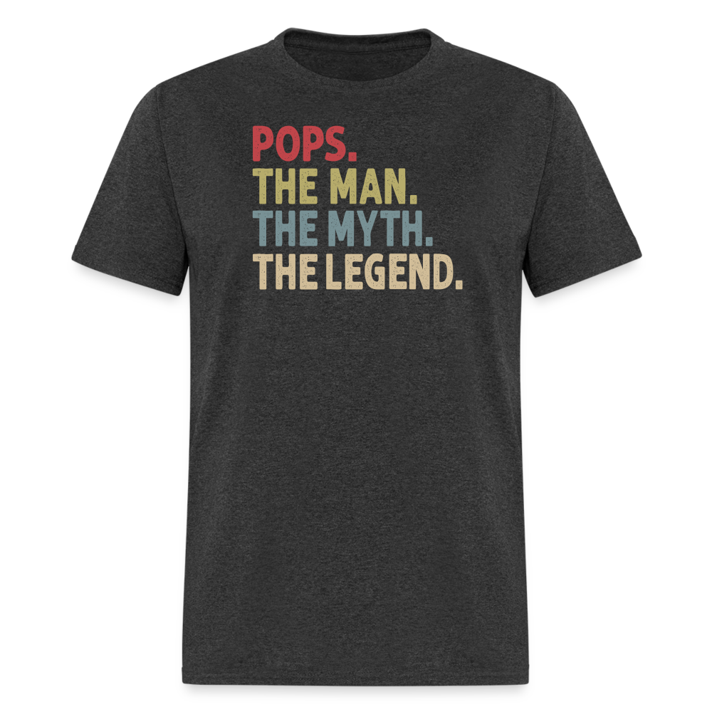Pops the Man the Myth the Legend Unisex Classic T-Shirt - heather black