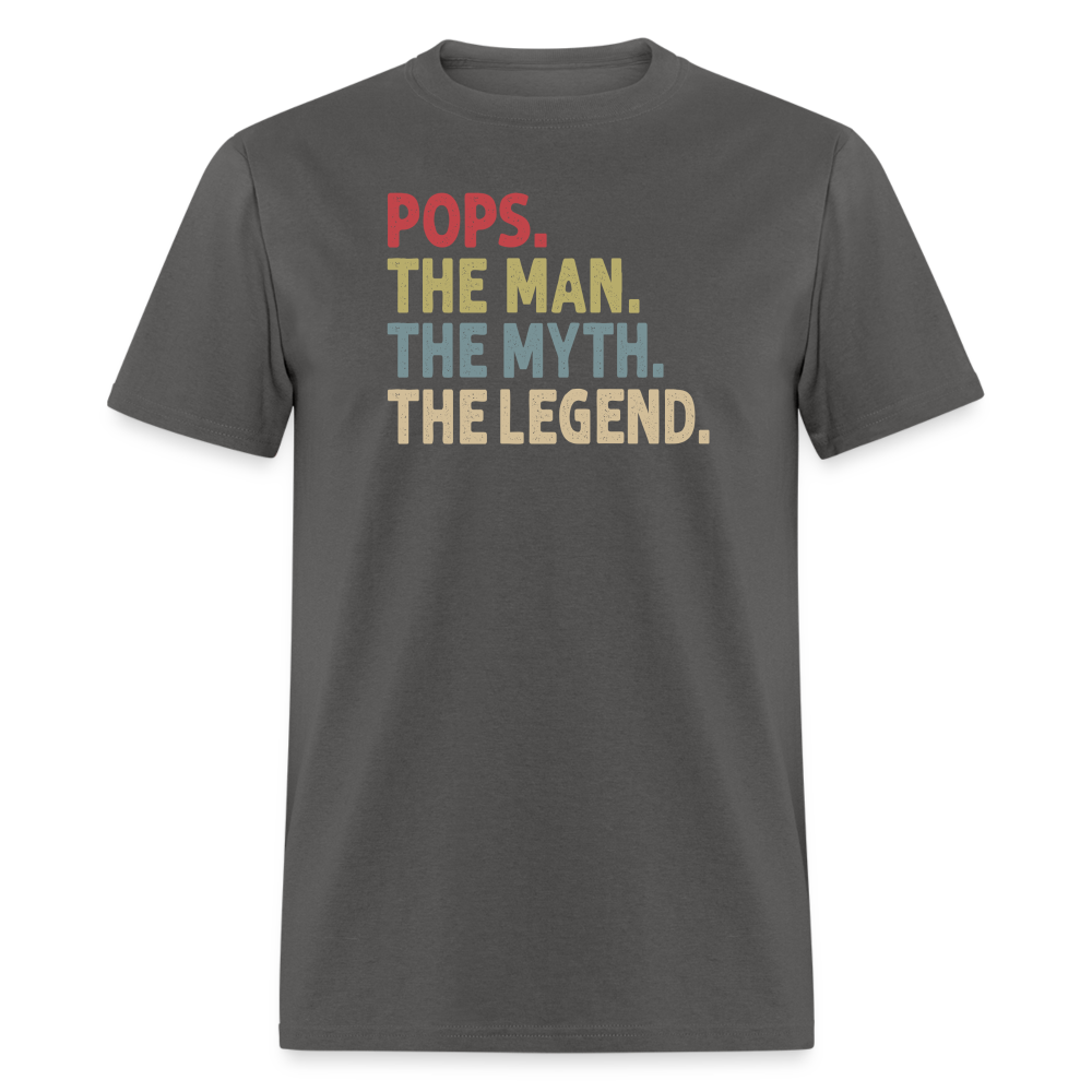 Pops the Man the Myth the Legend Unisex Classic T-Shirt - charcoal