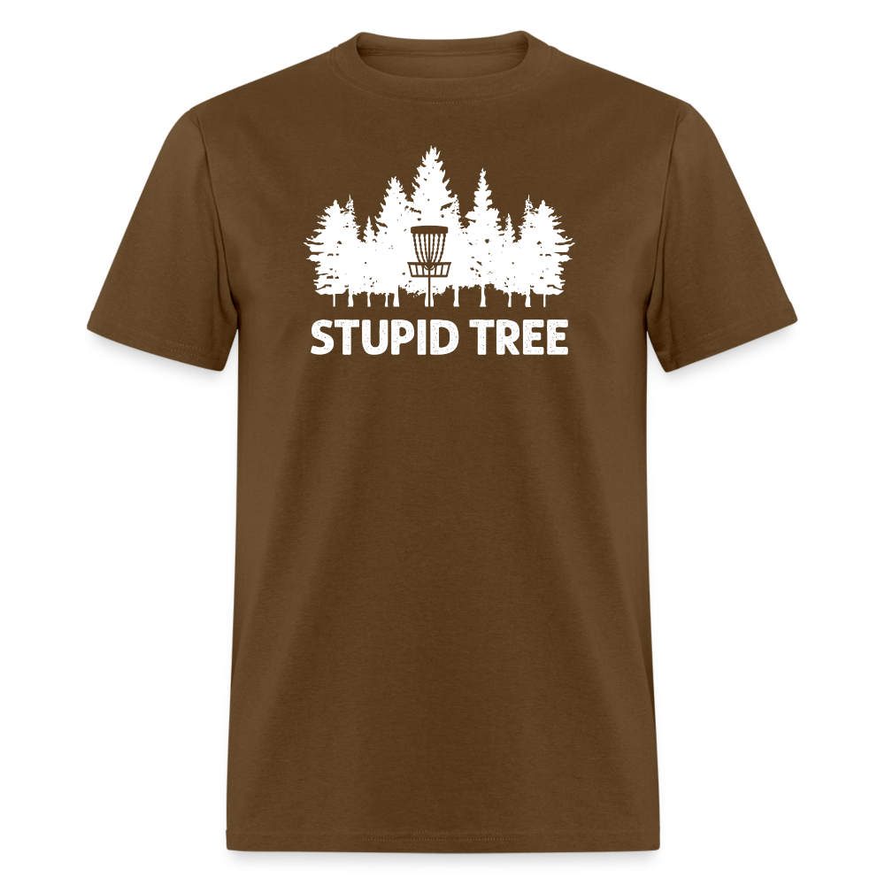 Stupid Tree Unisex Classic T-Shirt - brown