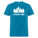 Stupid Tree Unisex Classic T-Shirt - turquoise