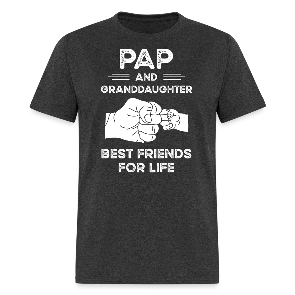 Pap and Granddaughter Best Friends for Life Unisex Classic T-Shirt - heather black