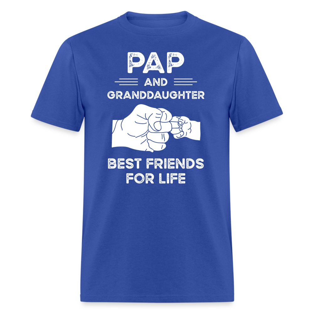 Pap and Granddaughter Best Friends for Life Unisex Classic T-Shirt - royal blue