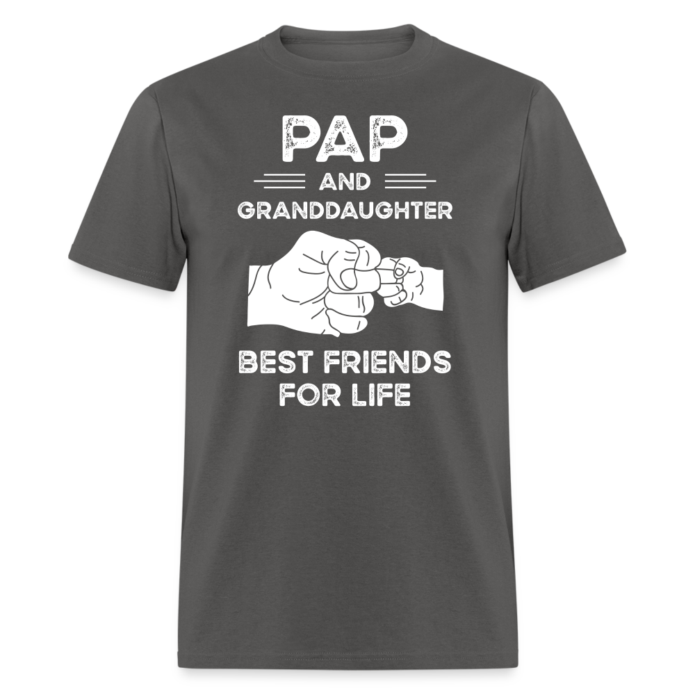 Pap and Granddaughter Best Friends for Life Unisex Classic T-Shirt - charcoal