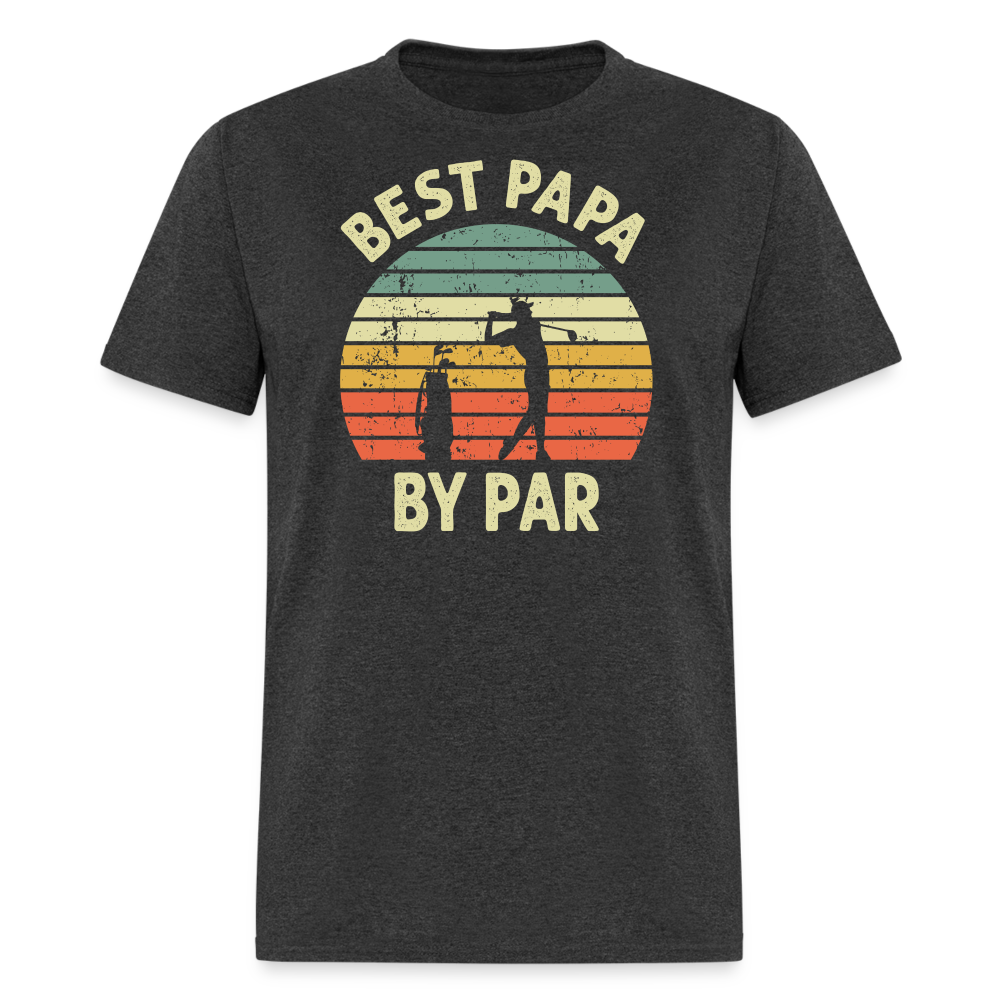 Best Papa By Par Unisex Classic T-Shirt - heather black