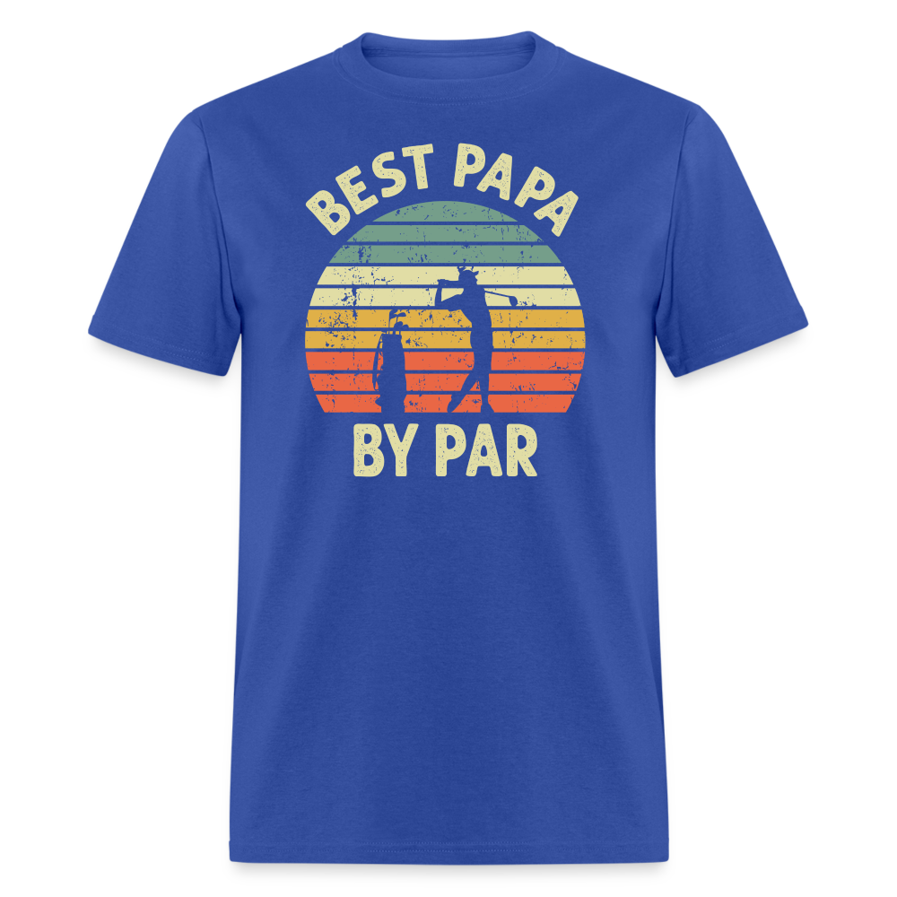 Best Papa By Par Unisex Classic T-Shirt - royal blue
