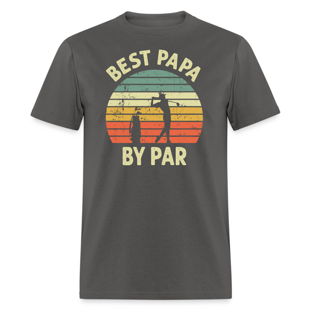 Best Papa By Par Unisex Classic T-Shirt - charcoal