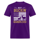 Best Buckin Grandpa Ever Unisex Classic T-Shirt - purple