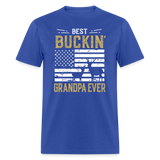 Best Buckin Grandpa Ever Unisex Classic T-Shirt - royal blue