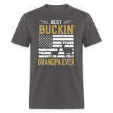 Best Buckin Grandpa Ever Unisex Classic T-Shirt - charcoal