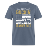 Best Buckin Grandpa Ever Unisex Classic T-Shirt - denim