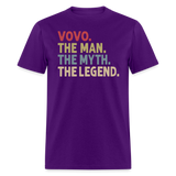 Vovo the Man the Myth the Legend Unisex Classic T-Shirt - purple