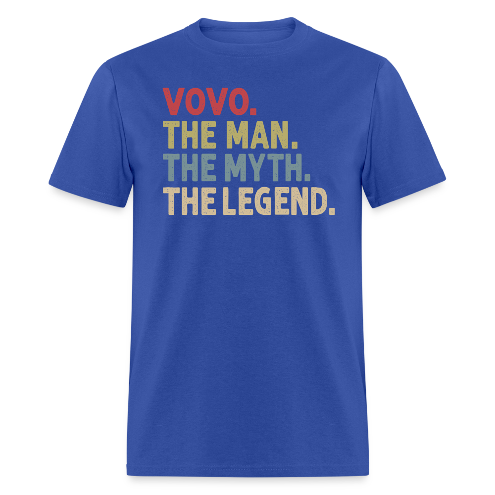 Vovo the Man the Myth the Legend Unisex Classic T-Shirt - royal blue