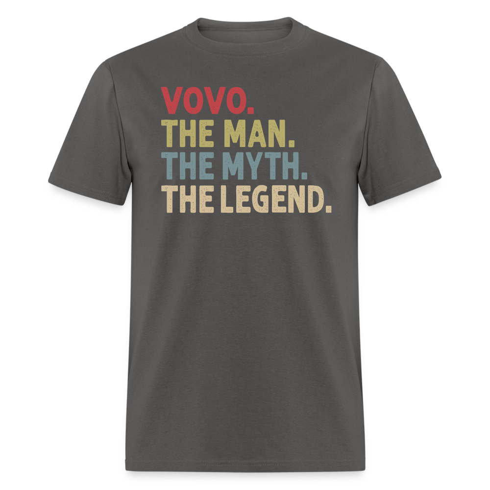 Vovo the Man the Myth the Legend Unisex Classic T-Shirt - charcoal