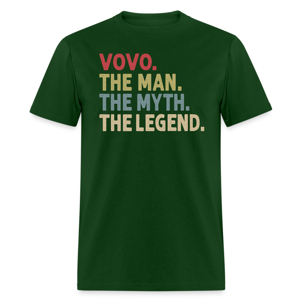 Vovo the Man the Myth the Legend Unisex Classic T-Shirt - forest green