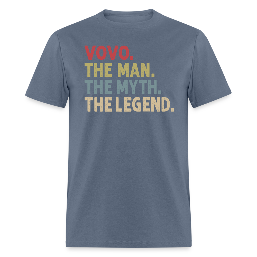 Vovo the Man the Myth the Legend Unisex Classic T-Shirt - denim
