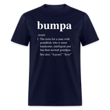 Bumpa Definition Unisex Classic T-Shirt - navy