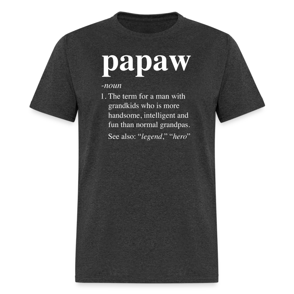 Papaw Definition Unisex Classic T-Shirt - heather black