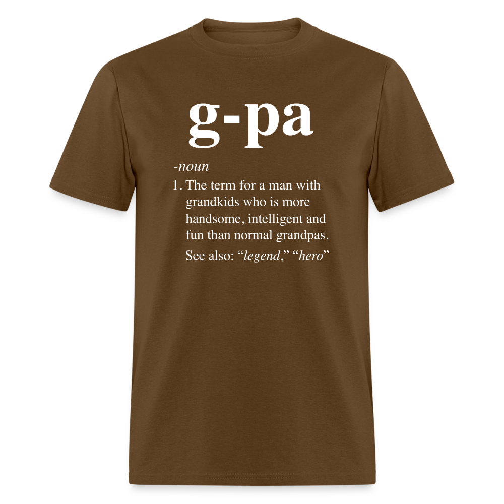 G-Pa Unisex Classic T-Shirt - brown