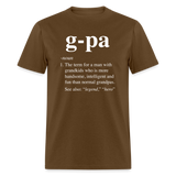G-Pa Unisex Classic T-Shirt - brown