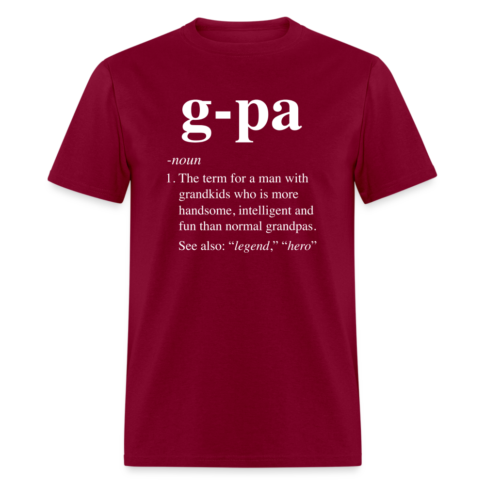 G-Pa Unisex Classic T-Shirt - burgundy