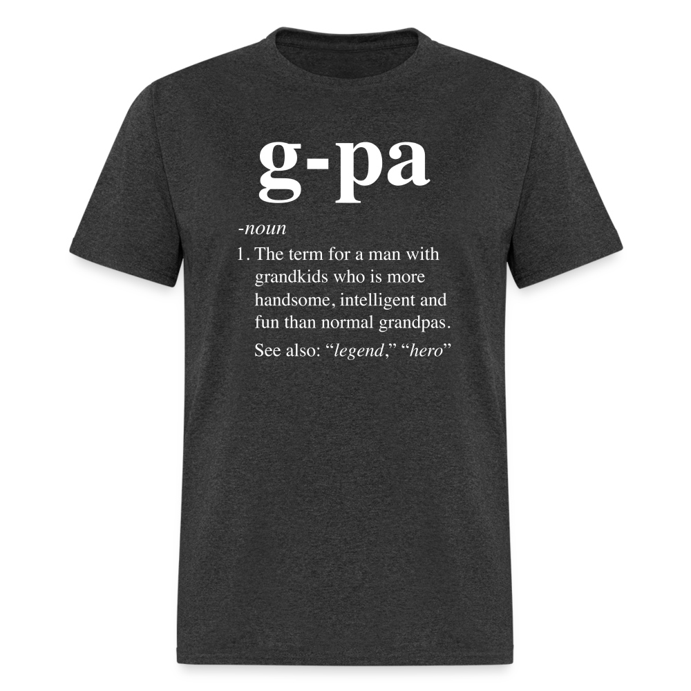 G-Pa Unisex Classic T-Shirt - heather black