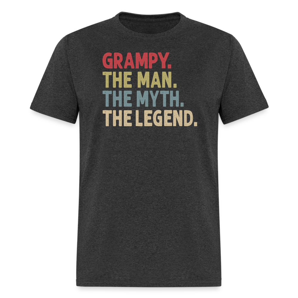 Grampy the Man the Myth the Legend Unisex Classic T-Shirt - heather black