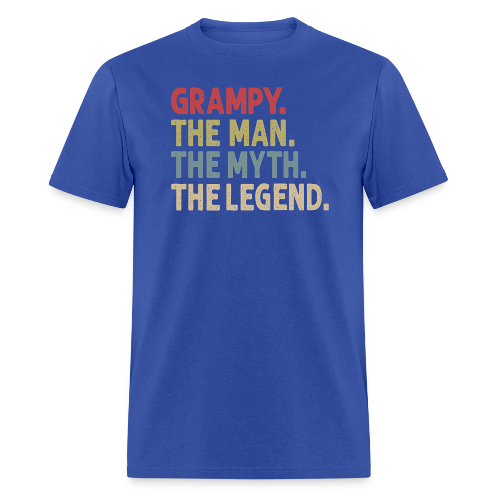 Grampy the Man the Myth the Legend Unisex Classic T-Shirt - royal blue