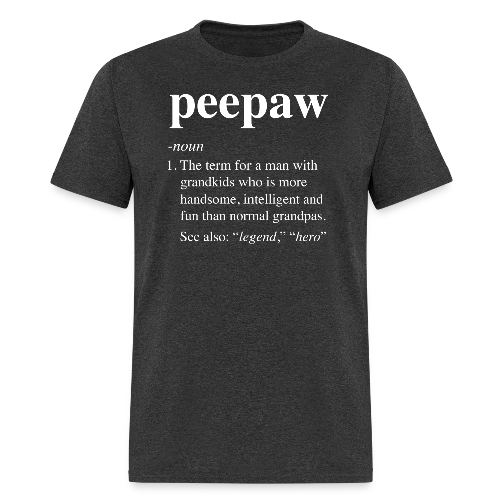 Peepaw Definition Unisex Classic T-Shirt - heather black