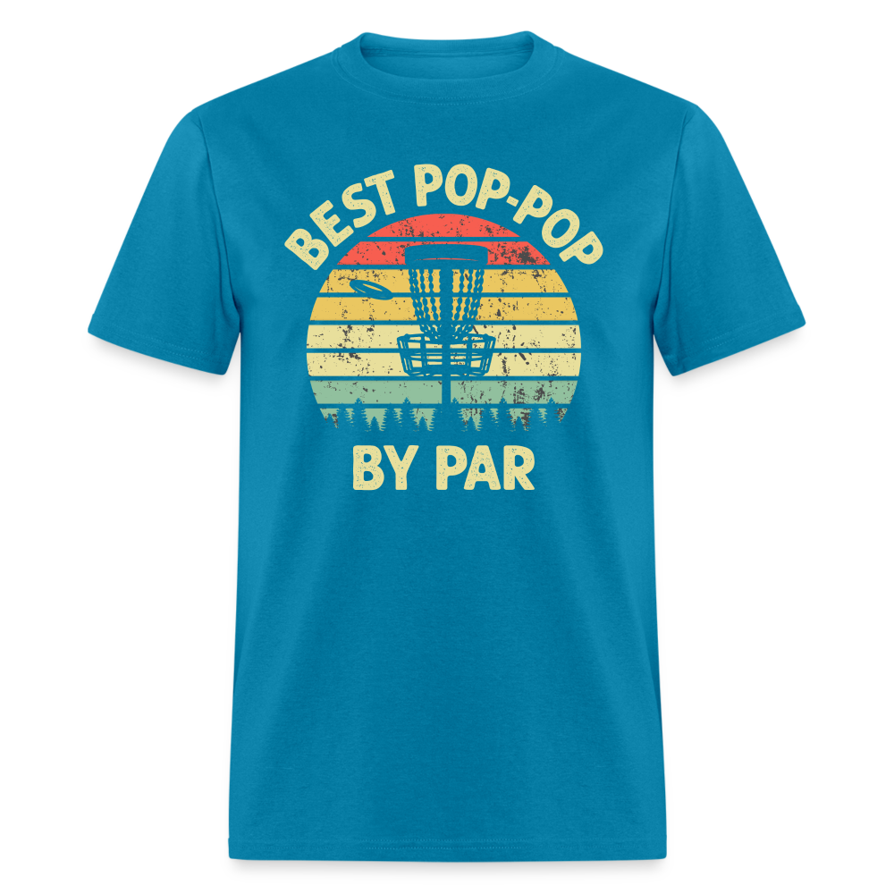Best Pop-Pop By Par Disc Golf Unisex Classic T-Shirt - turquoise