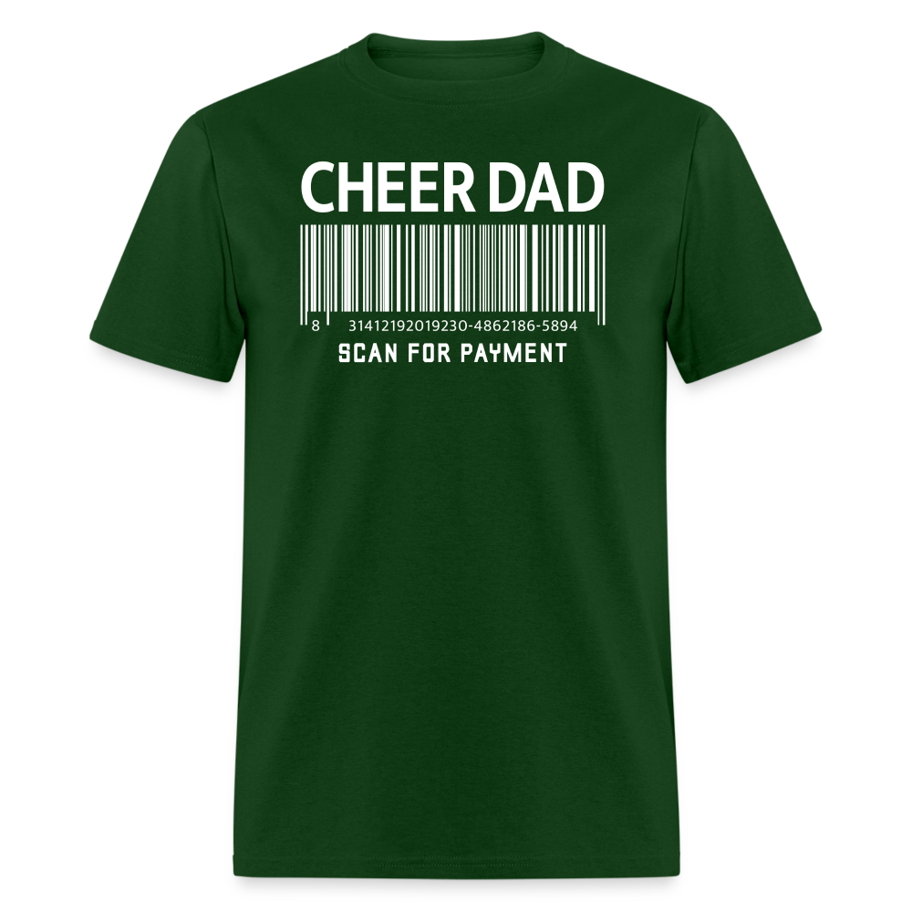 Cheer Dad Scan for Payment Unisex Classic T-Shirt - forest green