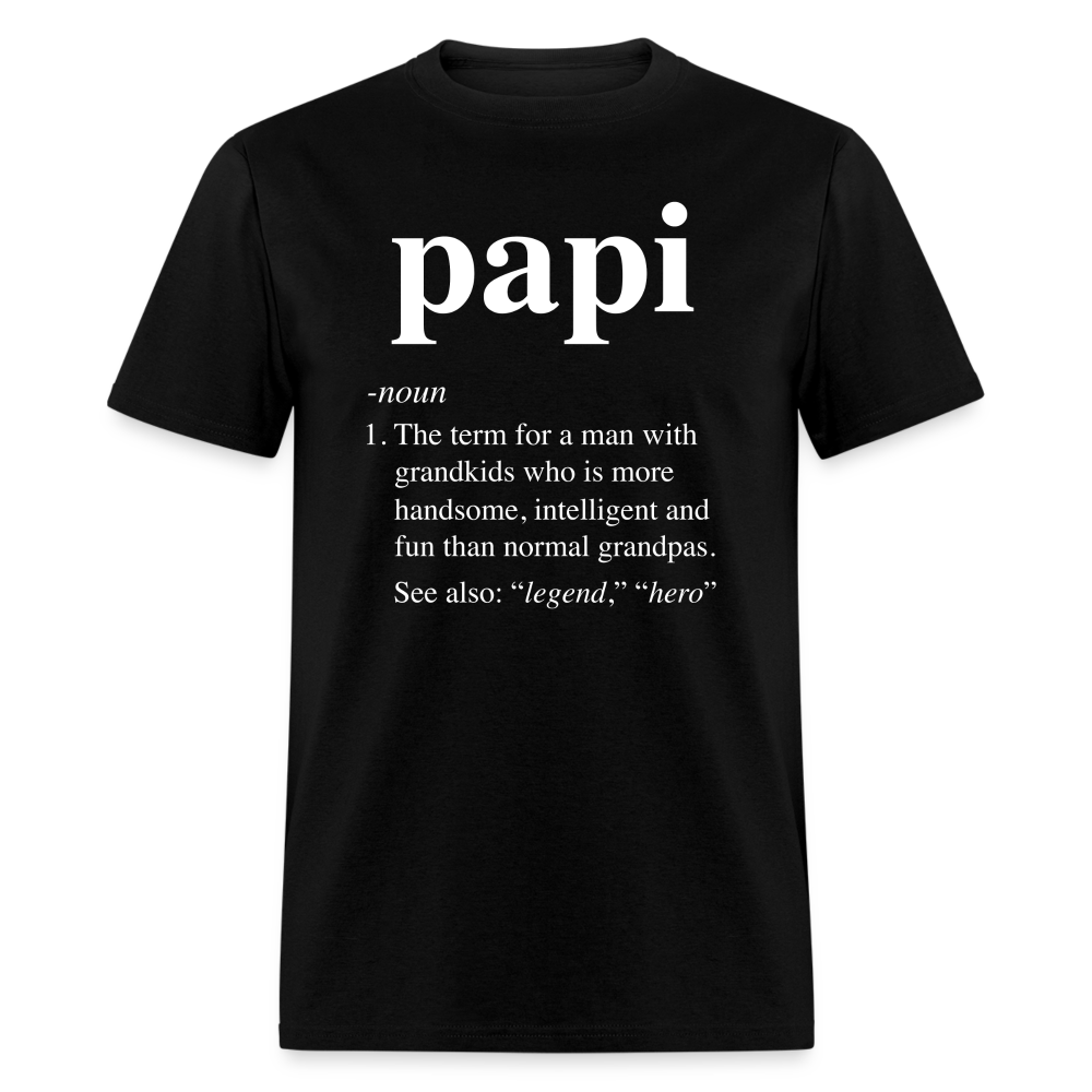 Papi Definition Unisex Classic T-Shirt - black