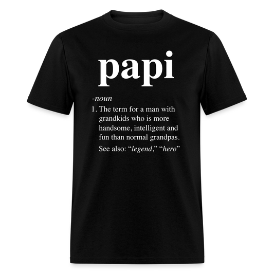 Papi Definition Unisex Classic T-Shirt - black