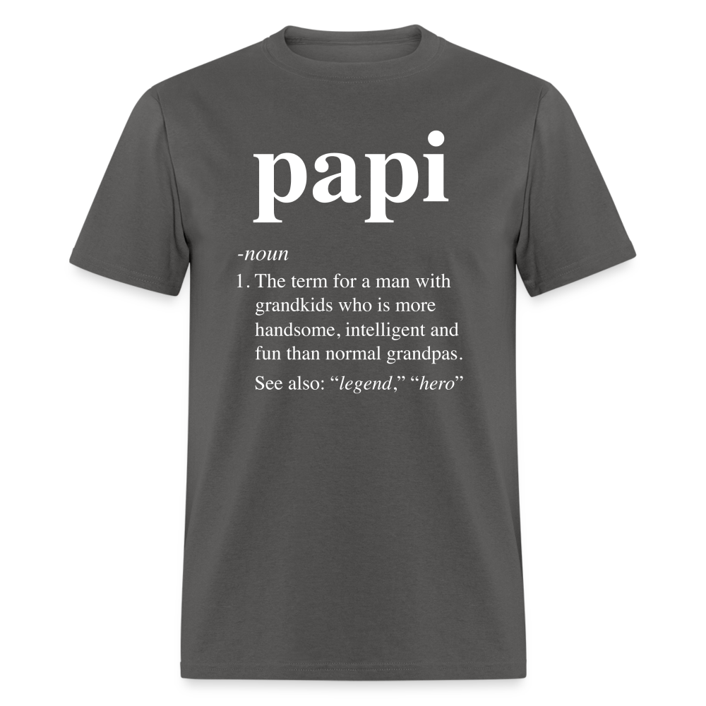 Papi Definition Unisex Classic T-Shirt - charcoal