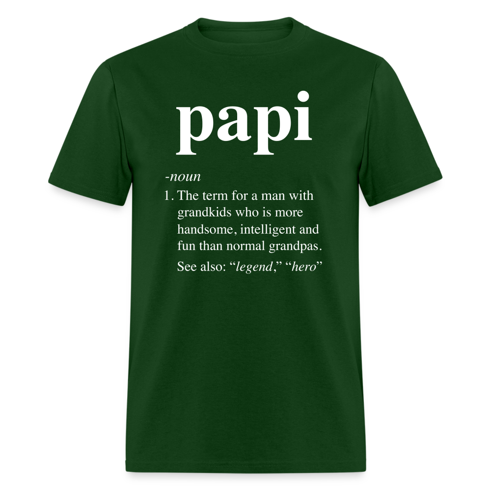Papi Definition Unisex Classic T-Shirt - forest green
