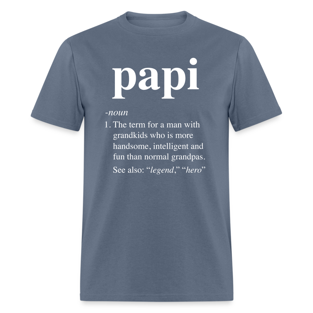 Papi Definition Unisex Classic T-Shirt - denim