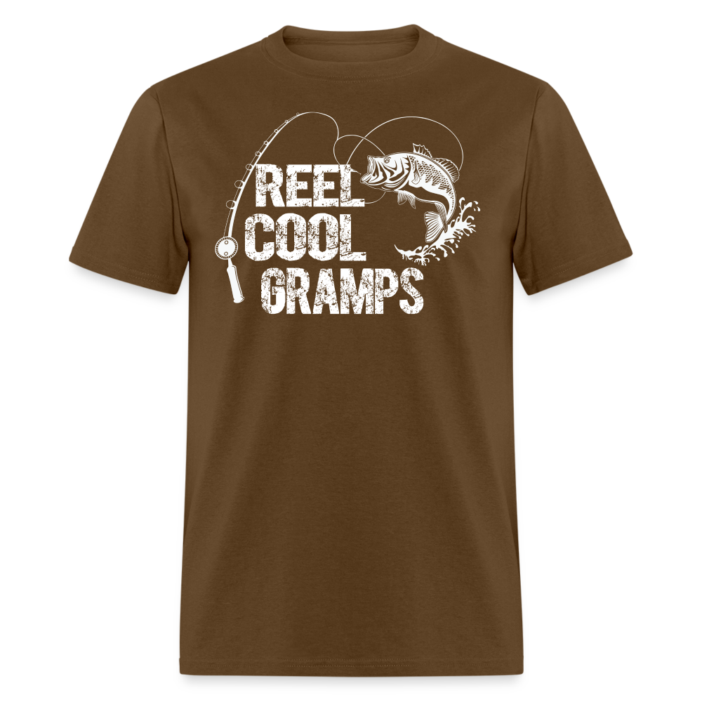 Reel Cool Gramps Unisex Classic T-Shirt - brown