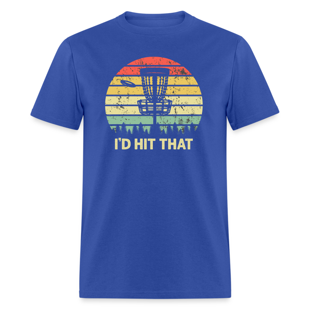 I'd Hit That Disc Golf Unisex Classic T-Shirt - royal blue