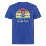 I'd Hit That Disc Golf Unisex Classic T-Shirt - royal blue