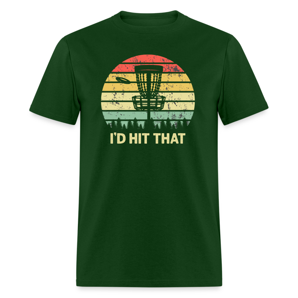 I'd Hit That Disc Golf Unisex Classic T-Shirt - forest green