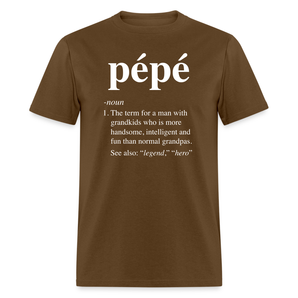 Pepe Definition Unisex Classic T-Shirt - brown