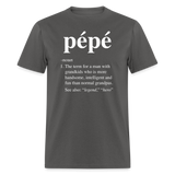 Pepe Definition Unisex Classic T-Shirt - charcoal