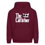 The Catfather Men's Hoodie - burgundy