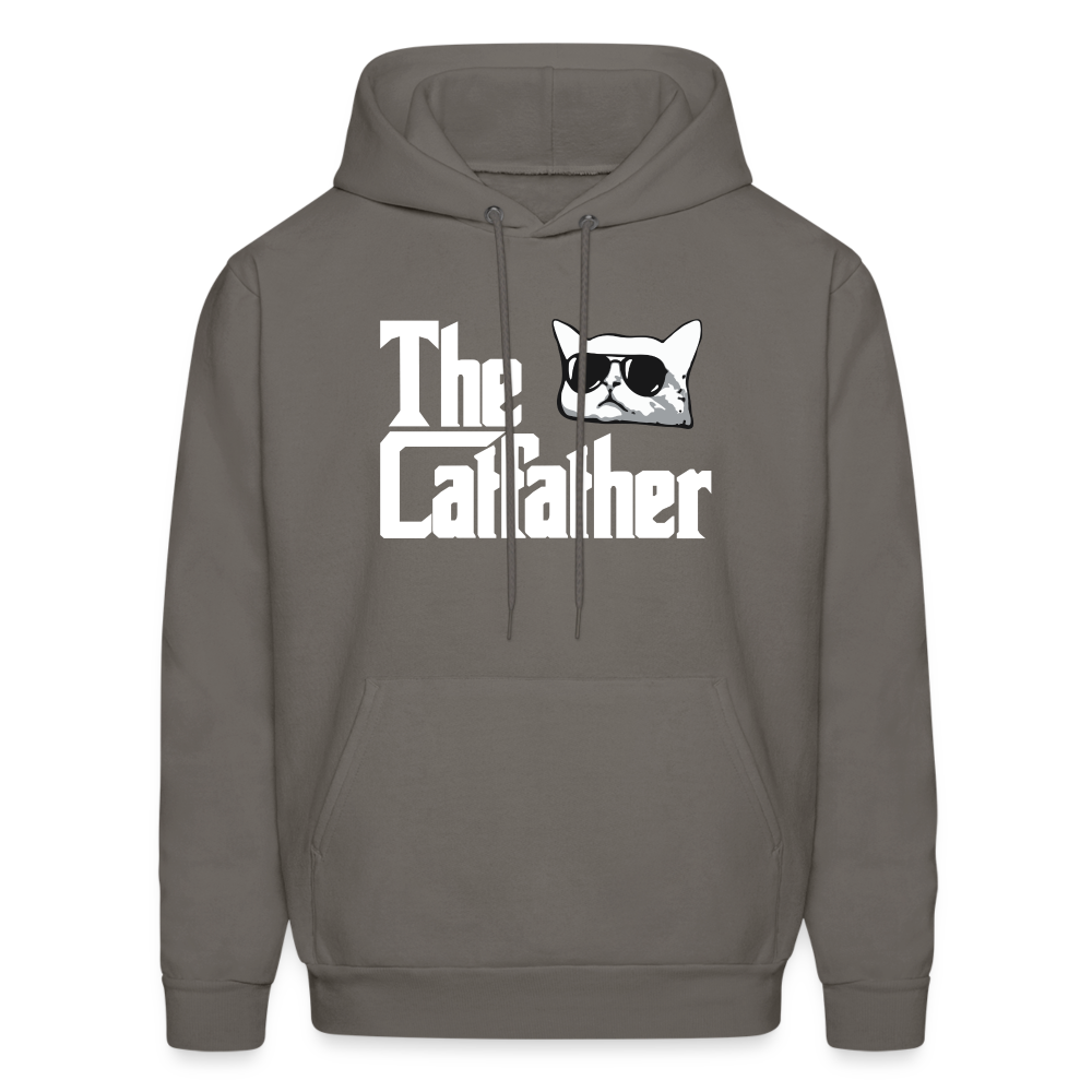 The Catfather Men's Hoodie - asphalt gray