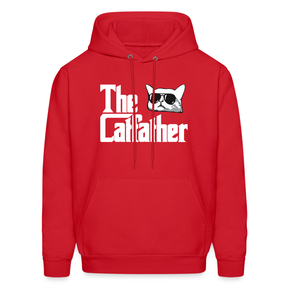 The Catfather Men's Hoodie - red