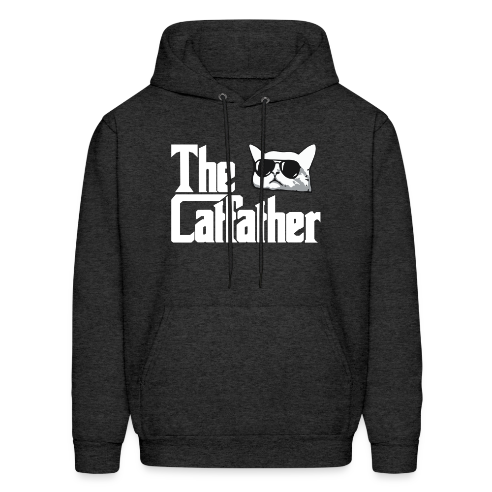 The Catfather Men's Hoodie - charcoal grey