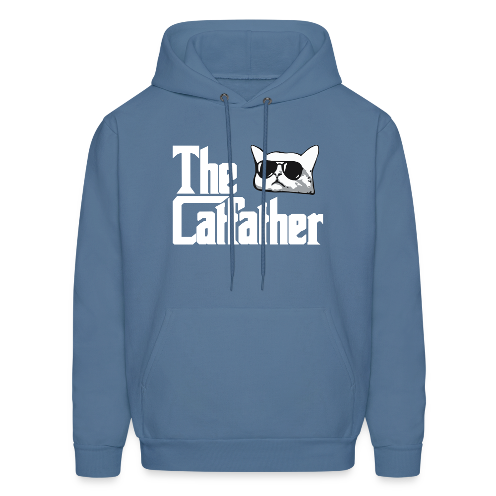 The Catfather Men's Hoodie - denim blue