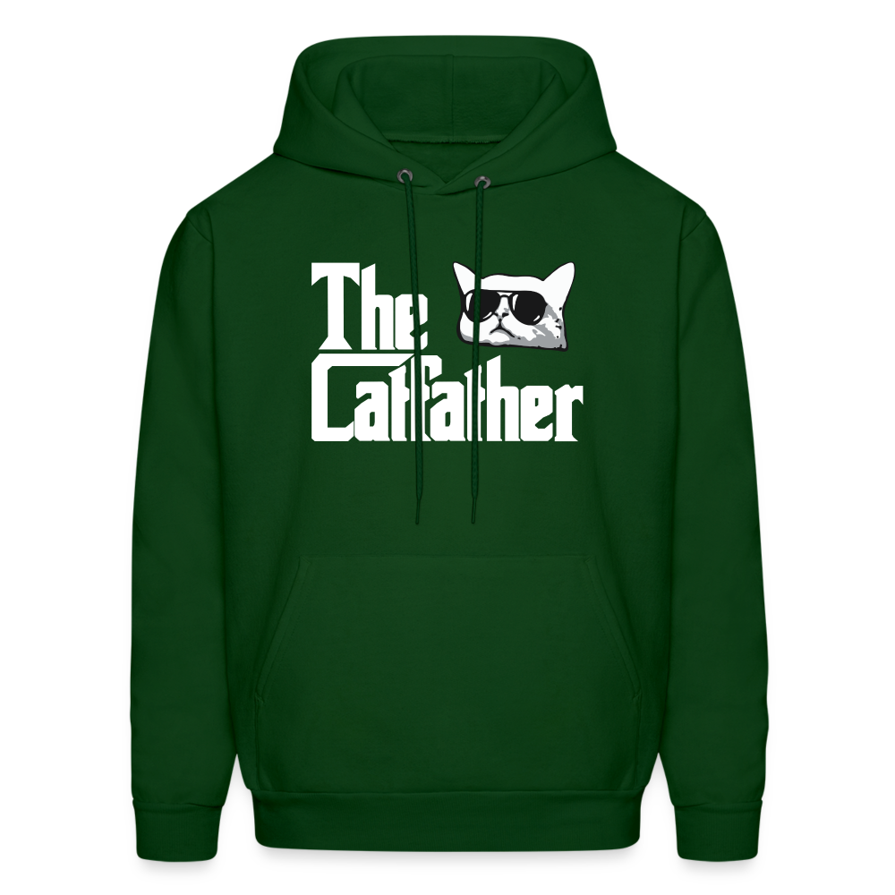 The Catfather Men's Hoodie - forest green