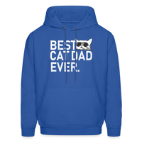 Best Cat Dad Ever Men's Hoodie - royal blue