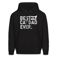 Best Cat Dad Ever Men's Hoodie - black